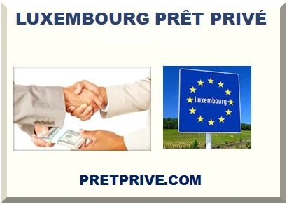 LUXEMBOURG PRÊT PRIVÉ ENTRE PARTICULIERS